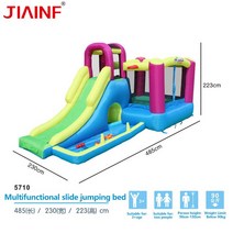 에어에어바운스 슬라이드 탄력 성 송풍기 5 점퍼 점프 실내/야외 상업 워터 파크, [01] 5710Bounce house
