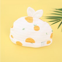 22여름신상 오가닉 신생아 모자 새콤 오렌지