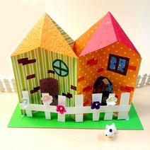 종이접기패키지 우리집 연필꽂이 만들기재료 세트, 5인세트