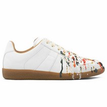 메종 마르지엘라 S58WS0101 P1892 H8613 페인팅 독일군 로우 스니커즈 그레이 여성 슈즈 TJ