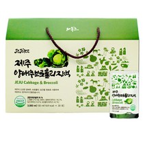 제주스 제주 양배추 브로콜리 진액명절추석선물세트유기농 양배추즙 양배추브로콜리즙, 단품