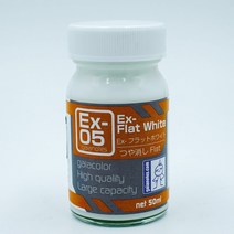 가이아노츠 NEW EX-05 플랫 화이트 무광 50ml 락카도료