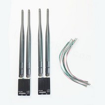 에어로쿼드드론 전동 헬기 드론 RC 헬기 키덜트 플라잉볼 rfd900a 915mhz 3dr radio telemetry modem module uav 40km ultra for, 풀 세트 버전