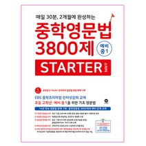 중학영문법 3800제 스타터 예비 중1, 마더텅
