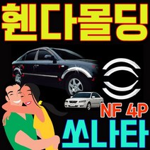 차량 외관을 돋보이게 하는 현대 NF 크롬 휀다몰딩 4P 20247EA, 빅스쿠팡 본상품선택