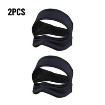 vr 마스크 커버 통기성 땀 밴드 조절 가능한 크기 패딩 oculus quest 2 1용 가상 현실 헤드셋 포함, 2pcs 블랙