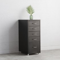 마켓비 FIHA 4.1단 서랍장, 블랙