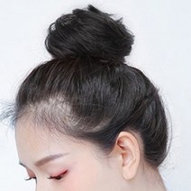 곱창 가발 똥머리 부침머리 풍성한 올림머리 면접준비