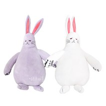 현모양처 정품 원피스 라판 마마 토끼 봉제인형 25cm, 보라라판