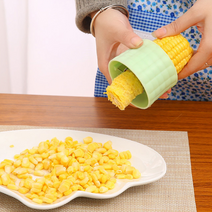 털어털어 강냉이 쉽고 간편한 옥수수 알맹이 분리 커터 호로록 후르베지 easy corn cutter knife, 색상랜덤
