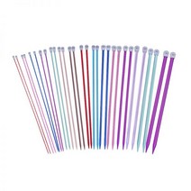 뜨개질 뜨개실 대바늘 숏팁 코바늘 2 개/대 35cm 단일 지적 바늘 핀 스트레이트 알루미늄 DIY 직조 도구 긴 스웨터 스카프 20-12mm, 10mm