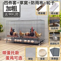 닭장 닭 사육장 케이지 조립식 가정용 닭집 만들기, 50x33x33(병아리5-7마리), H