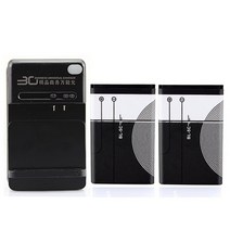 핸드폰 배터리 교체 2pc bl-5c 배터리 + 벽 충전기 nokia 1112 1208 1600 1100 1101 n70 n71 n72 n91 e60 bl5c bl-5c 교체, 배터리 2개 충전기 1개