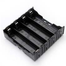 18650 4구 핀홀더 배터리홀더 건전지홀더 리튬이온 배터리케이스, 1개, 1개