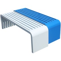 야외 철제 벤치 공원 의자 옥외 휴게실 체어 평의자, 100X40X45블랙