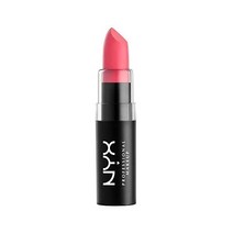 NYX PROFESSIONAL MAKEUP 매트 립스틱 쇼킹 핑크(쿨톤 핫핑크), Crazed, 1 Count (Pack of 1)