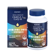 지앤씨 트리플스트랭스 오메가3 + 코엔자임Q10 70캡슐