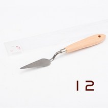 종이 미술 철 파레트 붓 스케치 도구 오일 파스텔 스크레이퍼 오일 페인트 팔레트 나이프 팔레트 나이프 스크레이퍼 유화 나이프 적당히 부드럽고 단단한 페인트 막대, 스크레이퍼 12, 하나의