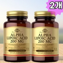 알파리포산 솔가 ALA 알리포산 200mg 50캡슐 글루타치온 비타민C 2개, 50개