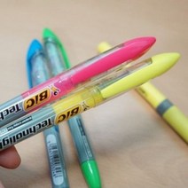 BiC 형광펜의 절대강자...프랑스 빅 테크노라이트 형광펜 1타스 A101s, 1개, 주황 1타스