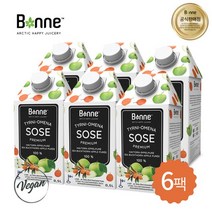 본네 본네(Bonne) 씨벅톤 애플 퓨레 주스 500ml 6팩, 상세 설명 참조, 단일옵션