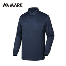 마크 작업복상의 MT-2067 카라 긴팔 티셔츠 추동복 근무복, S