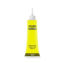 가죽 수리 크림 키트 컬러 복원 도구 20ml 가죽 카시트 가방 소파 스크래치 균열 립용, 04 YELLOW