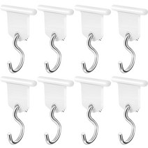 차 캠핑카 부품캠핑 천막 후크 클립 RV 랙 텐트 행거 가벼운 천으로 옷걸이 캐러밴 액세서리 8 개, 04 02