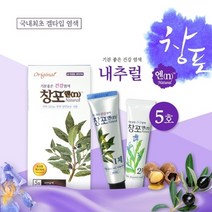 반창고닷컴 중외제약 창포엔 내추럴 5호 자연갈색 60g 친환경 프리미엄 새치염색약