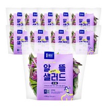 [1am] 알뜰 데일리 세척 야채 샐러드 퍼플, 100g x 10팩, 10팩, 100g