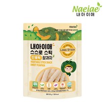 내아이애 과일 담은 현미 스낵, 1개, 유기농 스스로 야채 롱스틱 단호박