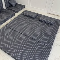 내살림 3단접이식 매트리스 블랙에어폼(대) 매트, 브릭그레이