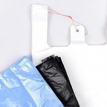 비닐봉투 A2호 검정 23X40 140매 슈퍼마켓 편의점 상점 손잡이 재활용
