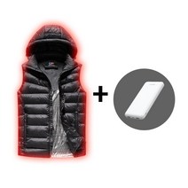 아메리칸베어 USB충전 발열패딩 조끼 +보조배터리 10000mAh