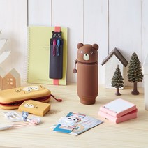 지투게더 푸니라보 스탠드 펜 케이스 (L) 파우치형 필통, otter