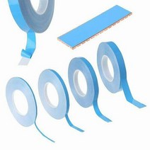 51025M Roll Length 8/10/12/20mm Width Thermal Conductive Tape Double Side Insulation Adhesive For Ch, 01 Blue_01 25m x 3mm_01 0.2mm