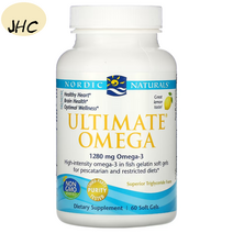 JHC[구매대행] 노르딕 내추럴스 얼티메이트 오메가3 640mg 60정 소프트젤 1병, 1개, 60개