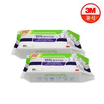 3M 먼지 제거 티슈 90매, 2팩
