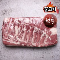 꾼고기 듀록 삼겹살 대용량 한 판 3.5kg 내외, 1개