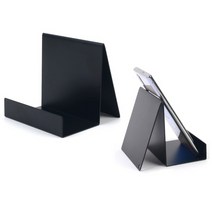 블랙 책 핸드폰 태블릿 스탠드 경사형 철재 진열대 진열 받침대 거치대
