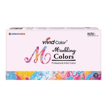 문구랑만들기랑 [종이나라] 비비드 마블링물감 6색 12색 12mL 갤럭시 마블링키트, 마블링물감 12색 12mL