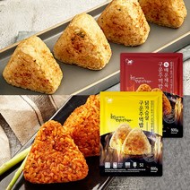 헬스앤뷰티 구운 주먹밥 2종 닭가슴살/매운제육 1봉 5개 즉석 헬뷰 볶음밥 단백질 식단, 매운제육 구운주먹밥 1봉(5개입), 1개