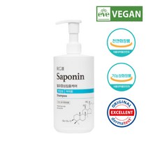 Rg3 사포닌 천연 탈모 기능성 샴푸 민감성 비건 탈모 샴푸, 500ml, 1개