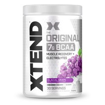 Xtend 엑스텐드 오리지널 Bcaa 파우더 30서빙 헬스보충제 모음, 1개, 포도