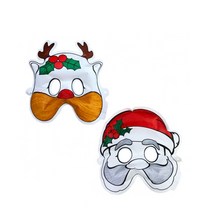 TLJ664485크리스마스 산타 루돌프 가면 마스크 놀이, 단품