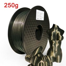 반짝이 매직 3D 프린터 필라멘트 PLA 175mm 승화 제품 반짝이는 금속 소재 3d 문구용, Magic gold- 250g