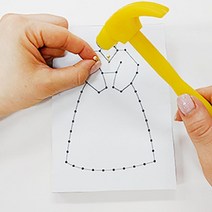 방과후수업 한복 스트링아트 만들기세트 스트링아트재료 집콕놀이키트 미술시간 공예