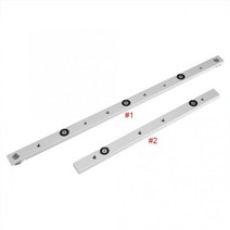 원형톱가이드 조기대 테이블쏘 슬라이딩 30cm/45cm 범용 알루미늄 합금 T-트랙 마이터 바 슬라이더 톱 게이, 01 300mm