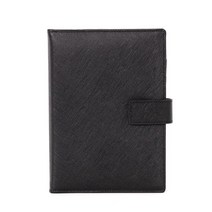 MATT 마뜨 [속지증정] 신년 사피아노 소가죽 다이어리(검정+스틸블루)D72023 만년다이어리 가죽다이어리 이니셜, (검정+스틸블루)D72023