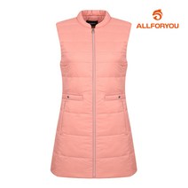 올포유 여성 중기장 다운 패딩 베스트 AWVEJ5332-411